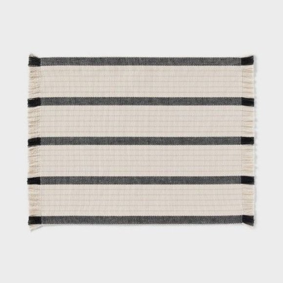 Threshold Kitchen Threshold 4x19 2pk Placemats With Modern Striped